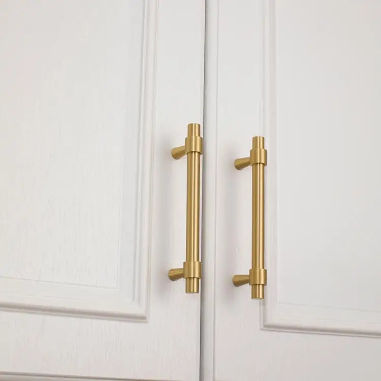 JAYA 2025 High Quality Brass Handle American Modern Gold Black Drawer Cabinet Furniture Hardware Door Handle Knobs