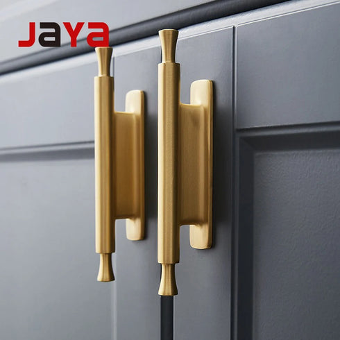 JAYA 2025 New Design Solid Brass Handle New Chinese Style Light Luxury Furniture Door Handle