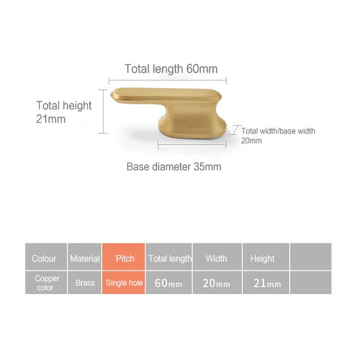 JAYA 2025 New Design Solid Brass Handle New Chinese Style Light Luxury Furniture Door Handle