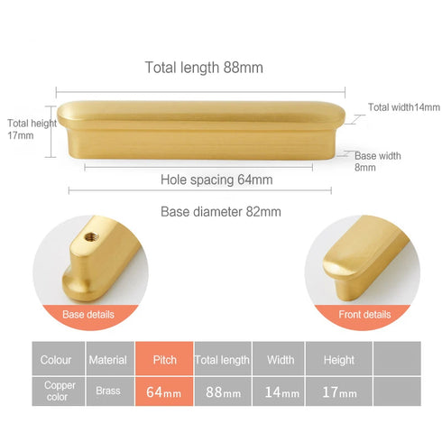 JAYA 2025 New Design Solid Brass Handle New Chinese Style Light Luxury Furniture Door Handle