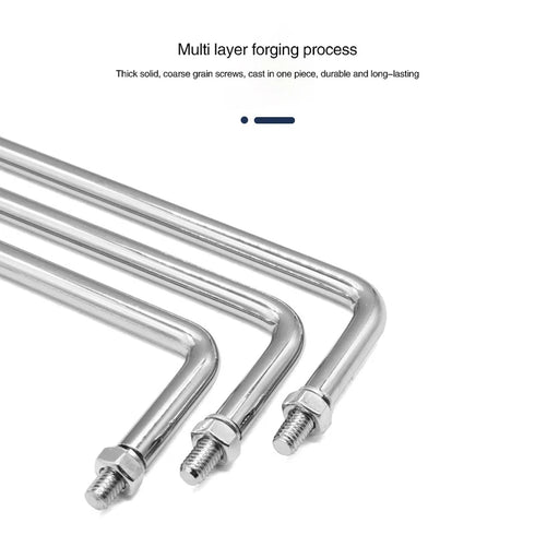 JAYA 304 Stainless Steel Industrial Handle Carbon Steel Distribution Box Equipment External Screw Handle Handle External Screw