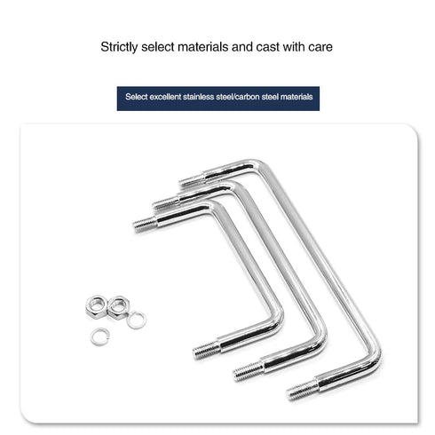 JAYA 304 Stainless Steel Industrial Handle Carbon Steel Distribution Box Equipment External Screw Handle Handle External Screw