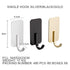 JAYA Adhesive Wall Hook Sticky Multifunctional Metal Hanger Rack Towel Hook Bathroom Storage Organization Kitchen Accessories