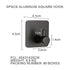 JAYA Adhesive Wall Hook Sticky Multifunctional Metal Hanger Rack Towel Hook Bathroom Storage Organization Kitchen Accessories