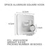 JAYA Adhesive Wall Hook Sticky Multifunctional Metal Hanger Rack Towel Hook Bathroom Storage Organization Kitchen Accessories