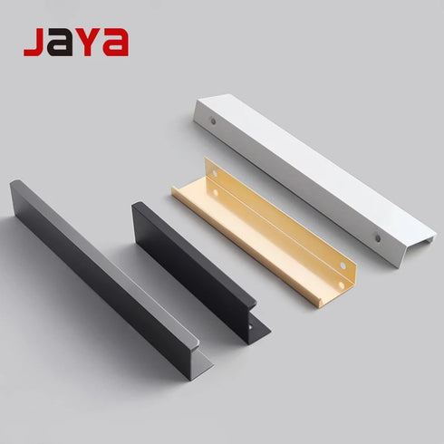 JAYA Aluminium Alloy Edge-Sealed Side-Mounted Cabinet Wardrobe Door with Invisible Seam Furniture Door Handle