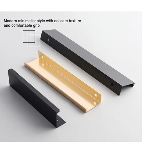 JAYA Aluminium Alloy Edge-Sealed Side-Mounted Cabinet Wardrobe Door with Invisible Seam Furniture Door Handle