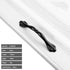 JAYA Aluminium Alloy Pulls Furniture Hardware Kitchen Cabinet Cupboard Dresser Wardrobe Drawer Door Black Modern Pull Handles