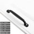 JAYA Aluminium Alloy Pulls Furniture Hardware Kitchen Cabinet Cupboard Dresser Wardrobe Drawer Door Black Modern Pull Handles