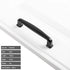 JAYA Aluminium Alloy Pulls Furniture Hardware Kitchen Cabinet Cupboard Dresser Wardrobe Drawer Door Black Modern Pull Handles