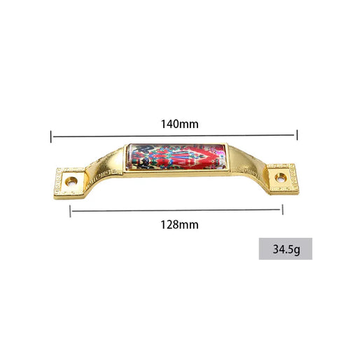 JAYA Aluminum  Alloy Cabinet Drawer Handle Note Shape Handles  Black Small Cabinet Kitchen Door  KNOB