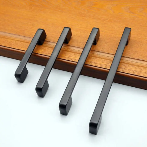 JAYA Aluminum Furniture Handle Zinc Alloy Minimalist Door Pull Brass Cabinet Hardware Solid Metal Drawer Handle for Kitchen