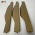 JAYA Aluminum alloy milling card plate handle F type thumb card plate edge sealing wardrobe cabinet glass furniture door handle
