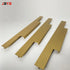 JAYA Aluminum alloy milling card plate handle F type thumb card plate edge sealing wardrobe cabinet glass furniture door handle