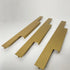 JAYA Aluminum alloy milling card plate handle F type thumb card plate edge sealing wardrobe cabinet glass furniture door handle
