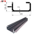 JAYA Aluminum alloy thickened conventional G-shaped invisible edge handle kitchen hidden handle built-in card board handle