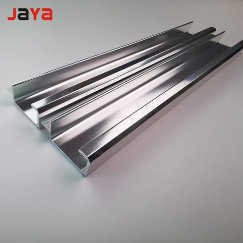 JAYA Aluminum alloy thickened conventional G-shaped invisible edge handle kitchen hidden handle built-in card board handle