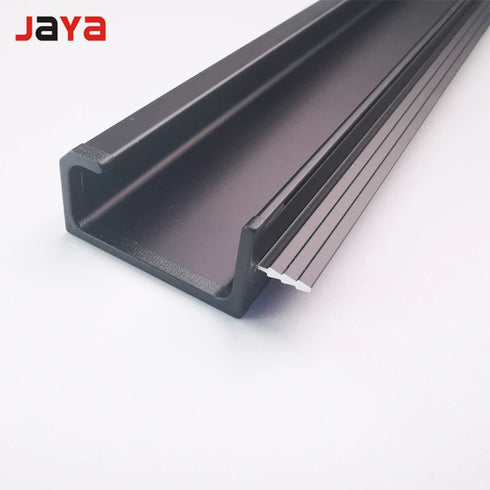JAYA Aluminum alloy thickened conventional G-shaped invisible edge handle kitchen hidden handle built-in card board handle