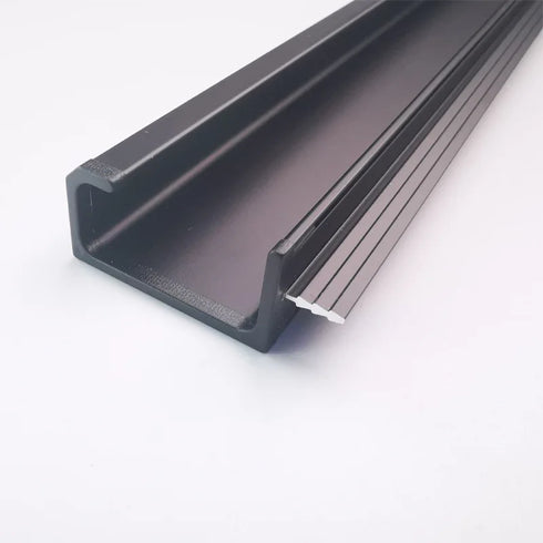 JAYA Aluminum alloy thickened conventional G-shaped invisible edge handle kitchen hidden handle built-in card board handle