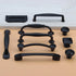 JAYA American Cabinet Drawer Aluminum Alloy Handle Black Closet Door Handle Modern Simple Single Hole Hardware Handle