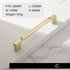 JAYA American light luxury handle golden simple cabinet door Nordic bathroom cabinet handle