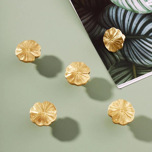 JAYA Artificial Brass Drawer Pull Handles Bronze Cabinet Knobs Vintage Furniture Handles  Door Pulls for Cabinets