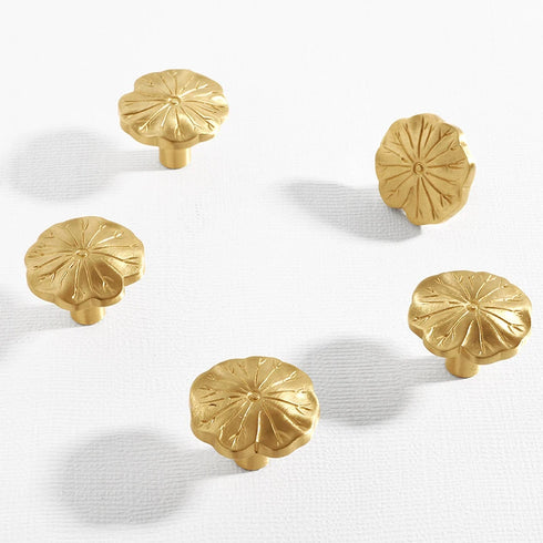 JAYA Artificial Brass Drawer Pull Handles Bronze Cabinet Knobs Vintage Furniture Handles  Door Pulls for Cabinets