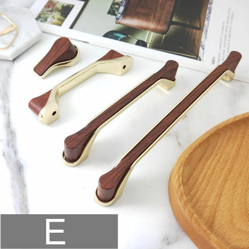 JAYA Bathroom Cabinet Drawer Cabinet Door Handle Wardrobe Handle Black And Gold Zinc Alloy Cabinet Door Extended Handle