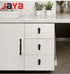 JAYA Bathroom Cabinet Drawer Cabinet Door Handle Wardrobe Handle Black And Gold Zinc Alloy Cabinet Door Extended Handle