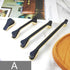 JAYA Bathroom Cabinet Drawer Cabinet Door Handle Wardrobe Handle Black And Gold Zinc Alloy Cabinet Door Extended Handle