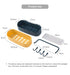 JAYA Bathroom Double Layer Towel Rack Drain Rack Kitchen Double Color Traceless Hook Storage Rack