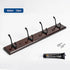 JAYA Bedroom Wall Hook Hanging Solid Wood Door Hanger Coat Hanging Clothes Bathroom 5 Hook