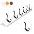 JAYA Bedroom Wall Hook Hanging Solid Wood Door Hanger Coat Hanging Clothes Bathroom 5 Hook