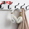 JAYA Bedroom Wall Hook Hanging Solid Wood Door Hanger Coat Hanging Clothes Bathroom 5 Hook