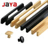 JAYA Black Cabinet Handles Gold Drawer Pulls Modern Brass Long Handles for Kitchen Furniture Sliding Door Knobs Hardware