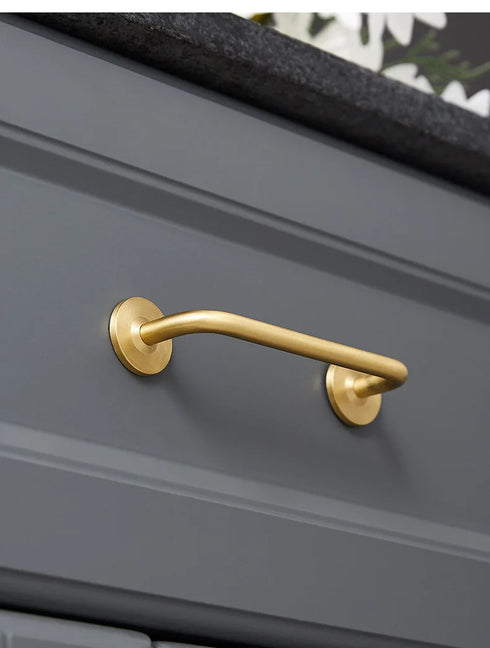 JAYA Brass Drawer Pulls Handles High Quality Kitchen Cabinet Furniture Knob Handles Brass  Handle Knobs