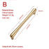 JAYA Brass Gold Simple Modern Simple Light Luxury Wardrobe Door Handle Cabinet Furniture Handle