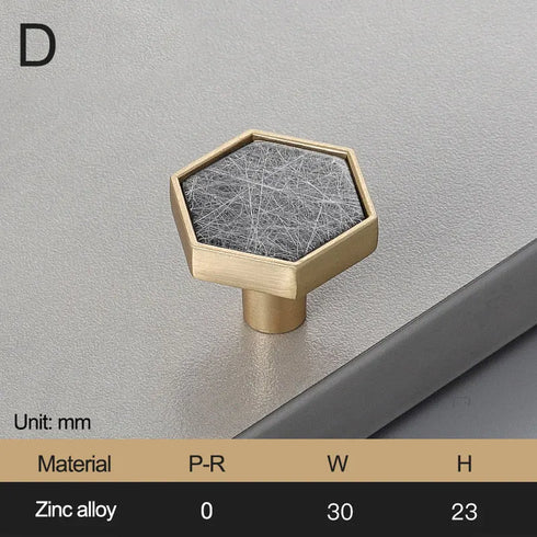 JAYA_Brass_Marble_Shell_Handle_Cabinet_Door_Wardrobe_Cabinet_Hook_Single_Hole_Hexagon_Handle