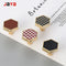 JAYA Brass Marble Shell Handle Cabinet Door Wardrobe Cabinet Hook Single Hole Hexagon Handle