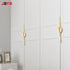 JAYA Brass Zinc Alloy Semicircle Kitchen Cabinet Handle Modern Furniture Drawer Pull Invisible Wardrobe Door Handles Luxury