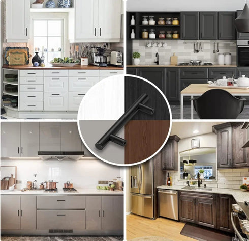 JAYA Brushed Silver Stainless Steel Kitchen Cabinet Handles Luxury Oval Metal Pulls for Home Doors 96mm Solid Furniture Hardware