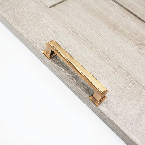JAYA Brushed Zinc Alloy Pull Handle Luxury Solid Brass Knuckle Set for Kitchen Cabinets Bathroom Storage Antique Door Handles