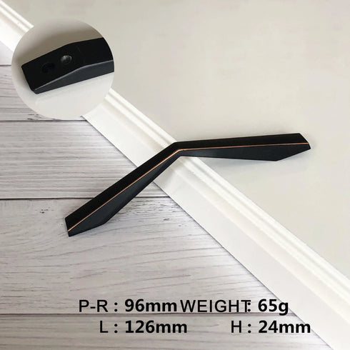 JAYA Cabinet Door Arc Handle European-style Wardrobe Handle Furniture Hardware Zinc Alloy Modern Kitchen Hardware Acceptable