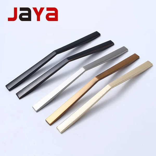 JAYA Cabinet Door Arc Handle European-style Wardrobe Handle Furniture Hardware Zinc Alloy Modern Kitchen Hardware Acceptable