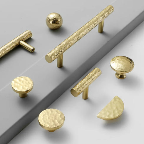 JAYA Cabinet Door Drawer Closet Pull Handle Furniture Ball Knob Gold Brass Solid Bedroom  Bag Office Bathroom Modern Dresser