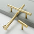 JAYA Cabinet Door Drawer Closet Pull Handle Furniture Ball Knob Gold Brass Solid Bedroom  Bag Office Bathroom Modern Dresser