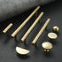 JAYA Cabinet Door Drawer Closet Pull Handle Furniture Ball Knob Gold Brass Solid Bedroom Opp Bag Office Bathroom Modern Dresser