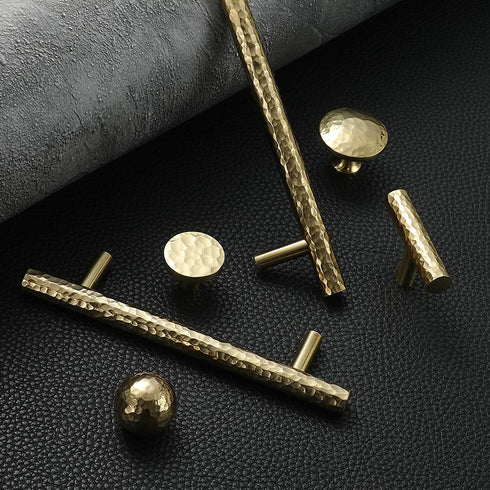 JAYA Cabinet Door Drawer Closet Pull Handle Furniture Ball Knob Gold Brass Solid Bedroom Opp Bag Office Bathroom Modern Dresser
