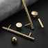 JAYA Cabinet Door Drawer Closet Pull Handle Furniture Ball Knob Gold Brass Solid Bedroom Opp Bag Office Bathroom Modern Dresser