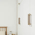 JAYA Cabinet Door Drawer Solid Wood Handle Japanese Modern Simple Beech Black Walnut Nordic Wardrobe Wood Furniture Door Handle